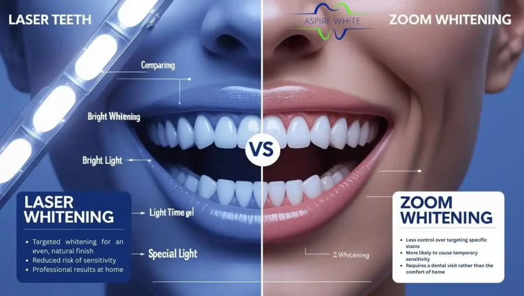 Laser Teeth Whitening vs. Zoom Whitening Slough