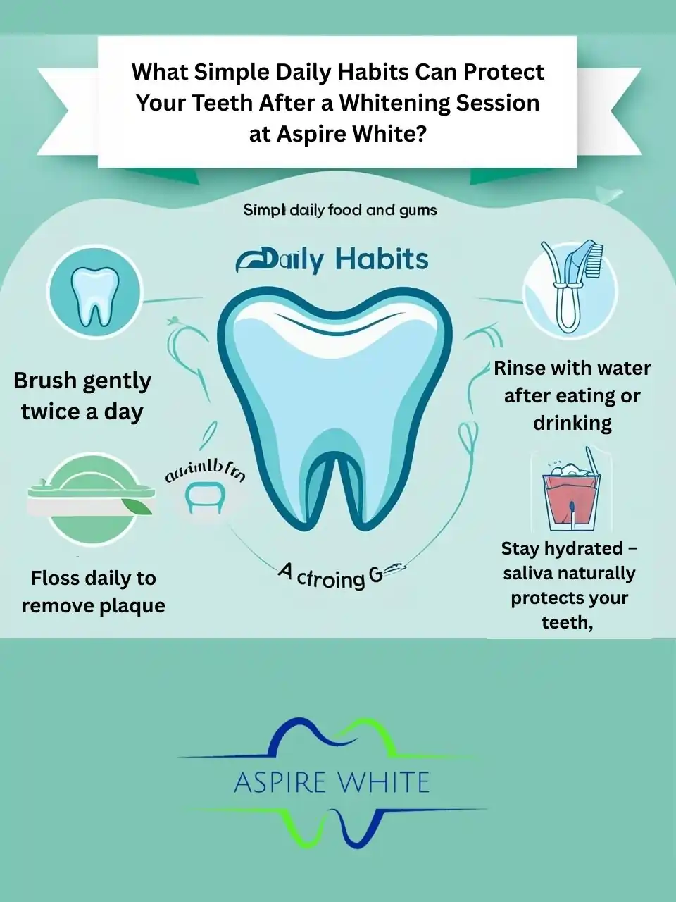 What Simple Daily Habits Can Protect Your Teeth After a Whitening Session at Aspire White Slough